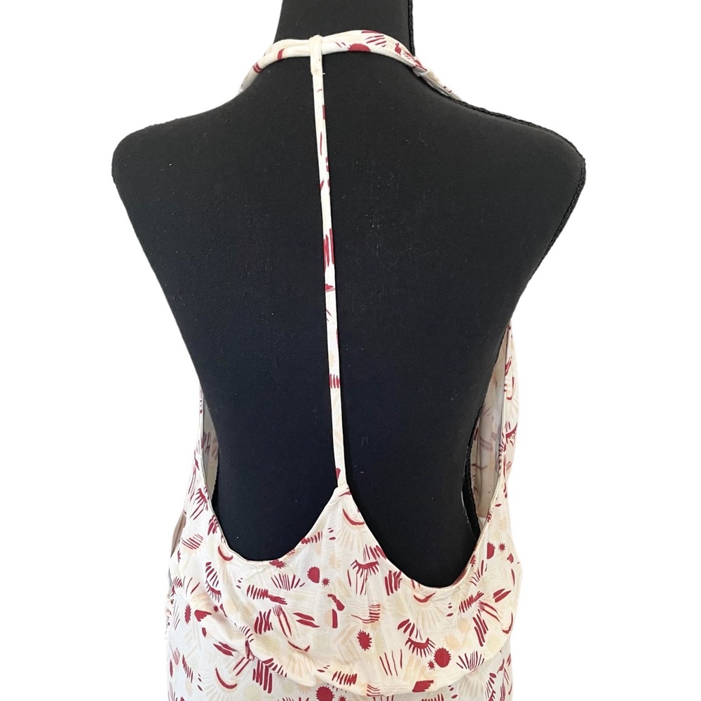 Free People Daria Graphic Maxi Dress Ivory Combo - Picture 8 of 11